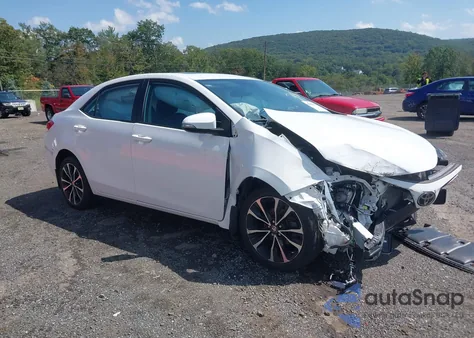 2018 Toyota Corolla Se from USA, damaged, VIN 2T1BURHE0JC118784